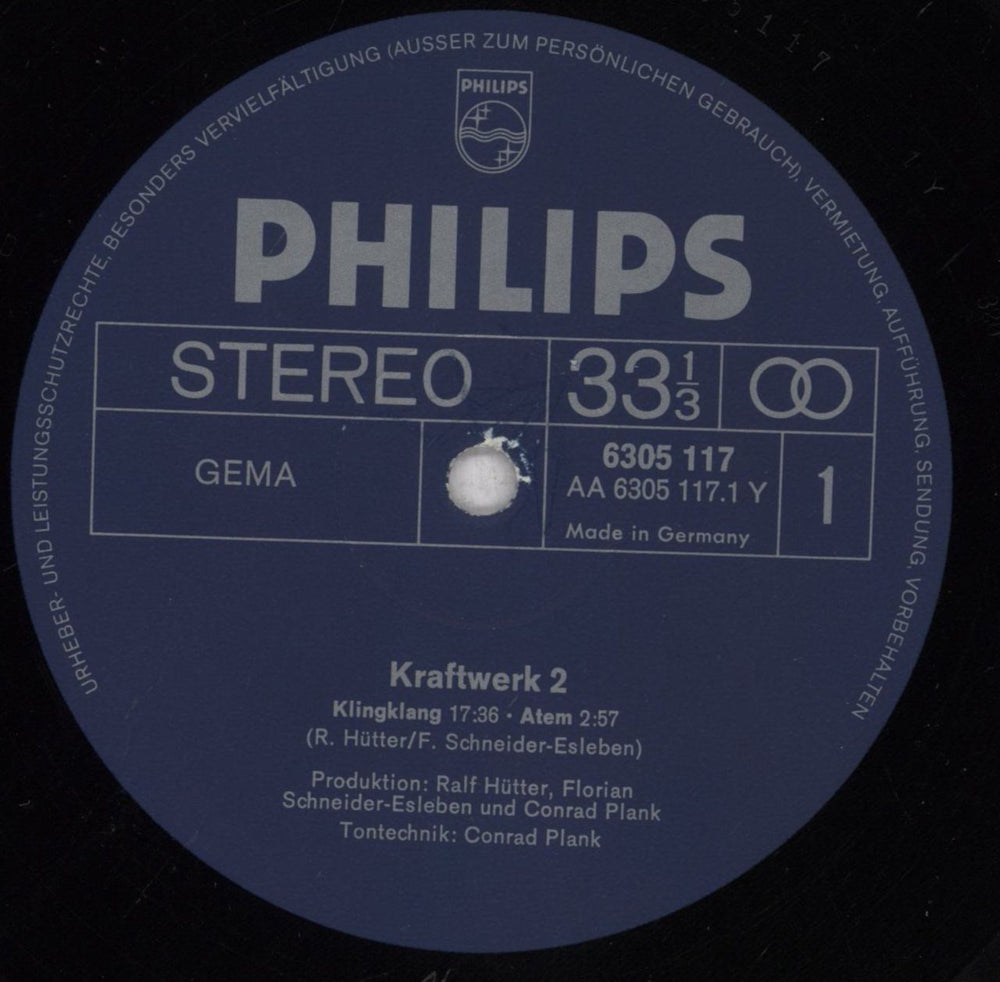 Kraftwerk Kraftwerk 2 - 1st German vinyl LP album (LP record) KRALPKR821384