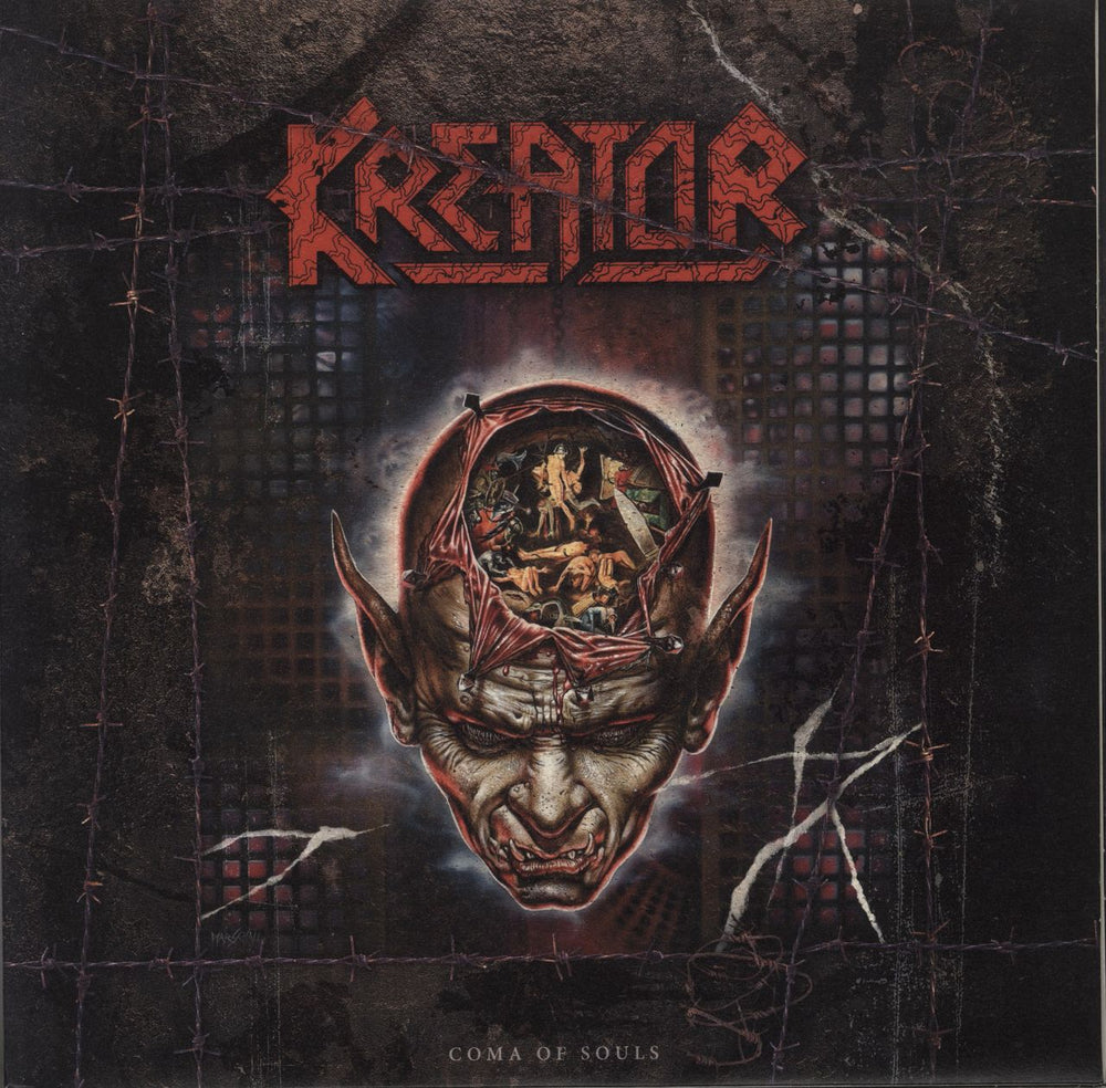 Kreator Coma Of Souls - Red Vinyl UK 3-LP vinyl record set (Triple LP Album) NOISE3LP046