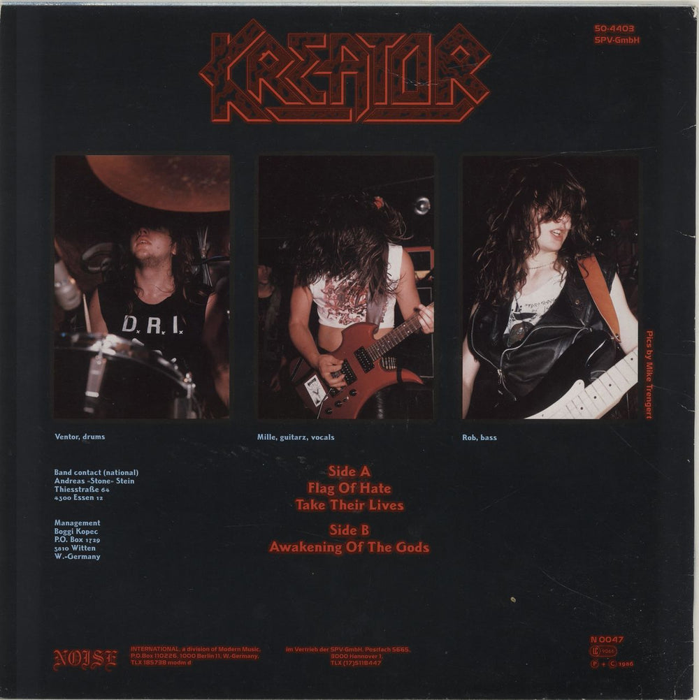 Kreator Flag Of Hate German 12" vinyl single (12 inch record / Maxi-single)