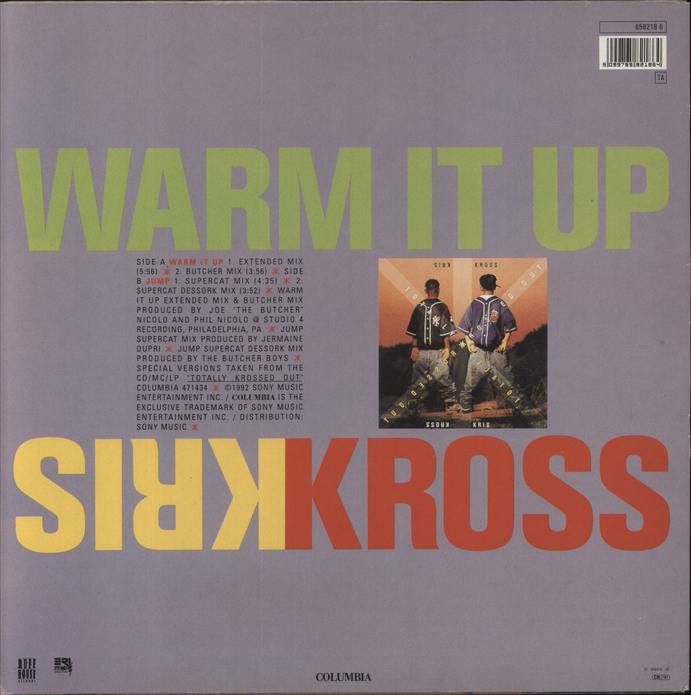 Kris Kross Warm It Up Austrian 12" vinyl single (12 inch record / Maxi-single) 5099765821864