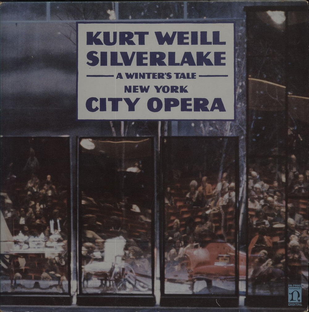 Kurt Weill Silverlake (A Winter's Tale) US 2-LP vinyl record set (Double LP Album) DB-79003