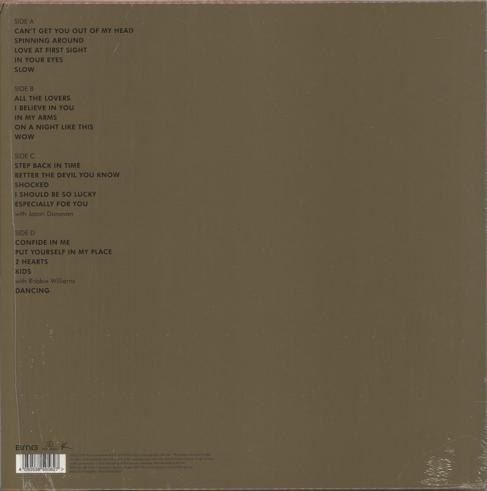 Kylie Minogue Step Back In Time: The Definitive Collection - Mint Green Vinyl + Opened Shrink UK 2-LP vinyl record set (Double LP Album) 4050538505627