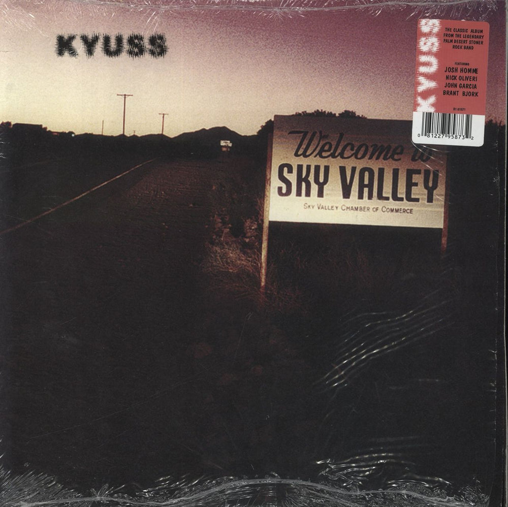 Kyuss Sky Valley - Shrink US vinyl LP album (LP record) R161571