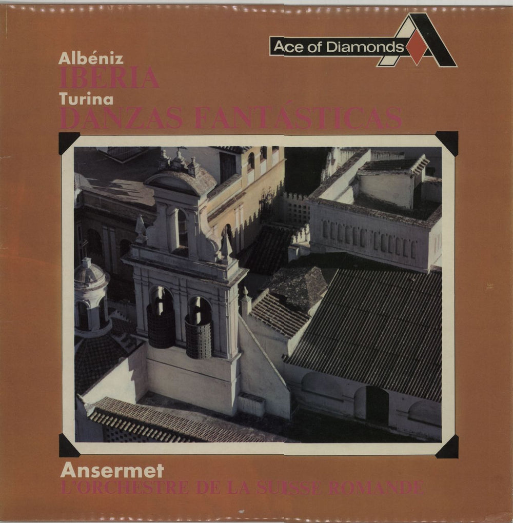L'Orchestre De La Suisse Romande Albéniz: Iberia / Turina: Danzas Fantasticas UK vinyl LP album (LP record) SDD180