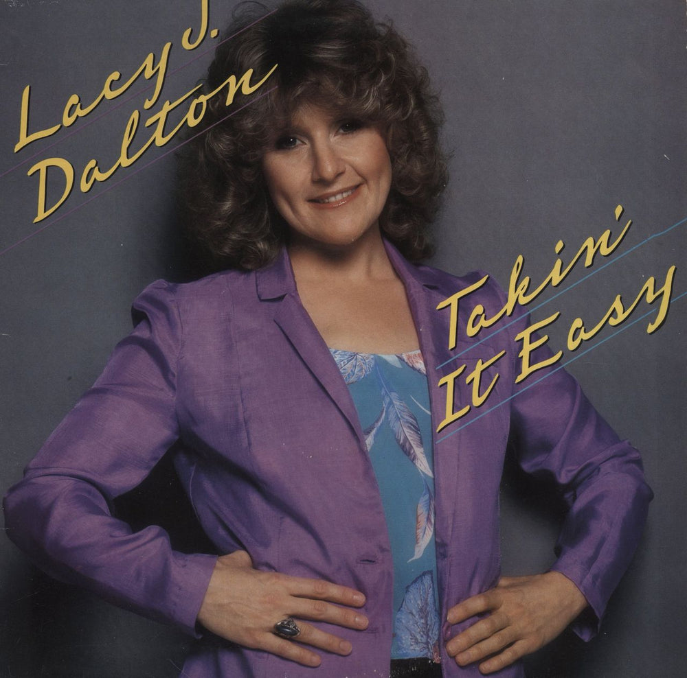 Lacy J Dalton Takin' It Easy UK vinyl LP album (LP record) 85048