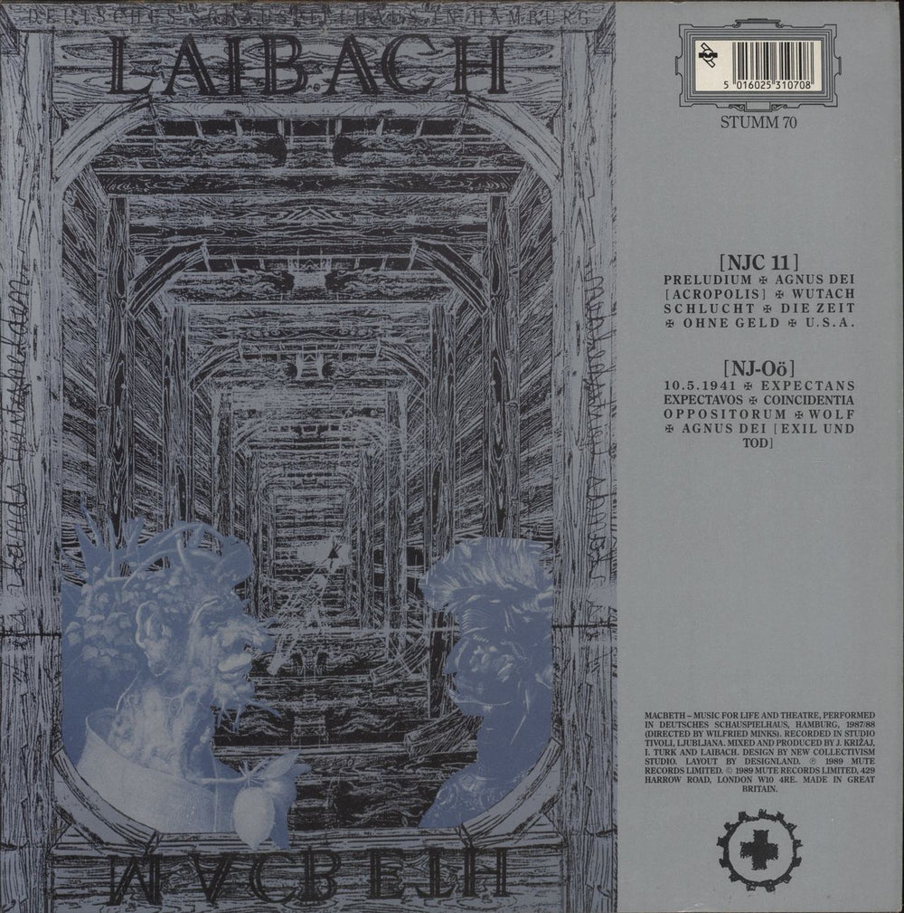 Laibach Macbeth UK vinyl LP album (LP record) 5016025310708