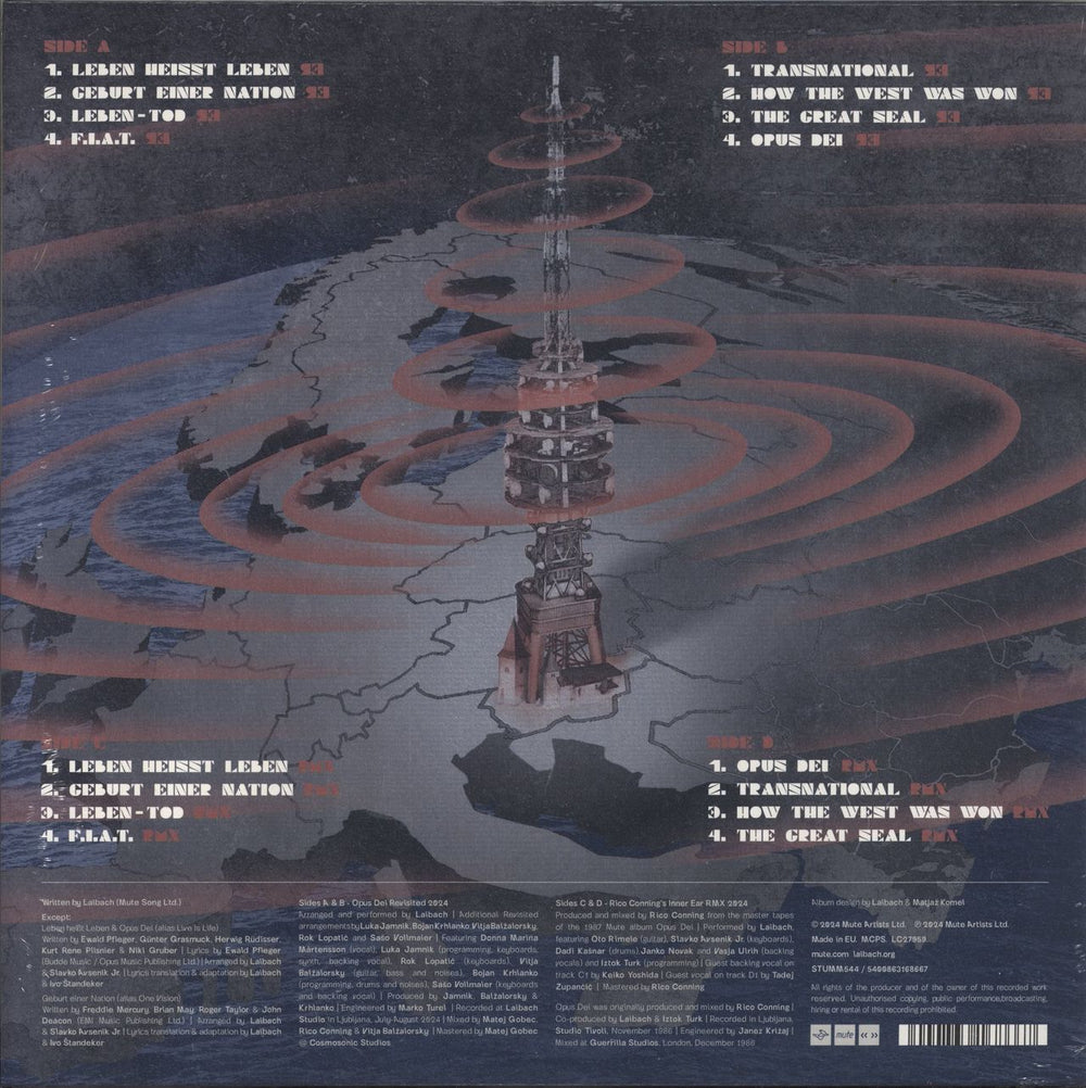 Laibach Opus Dei Revisited - Sealed UK 2-LP vinyl record set (Double LP Album) 5400863168667