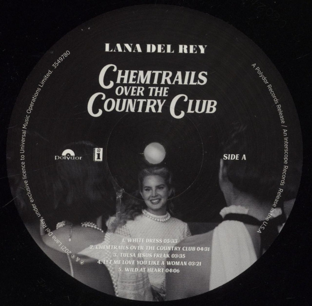 Lana Del Rey Chemtrails Over The Country Club UK vinyl LP album (LP record) L3XLPCH863388