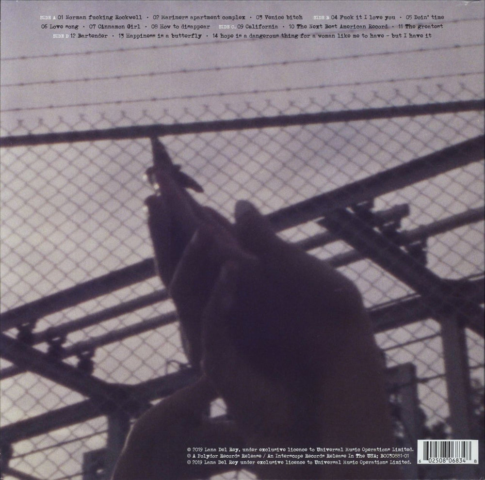 Lana Del Rey Norman F*cking Rockwell! - Pink Vinyl US 2-LP vinyl record set (Double LP Album) L3X2LNO837822