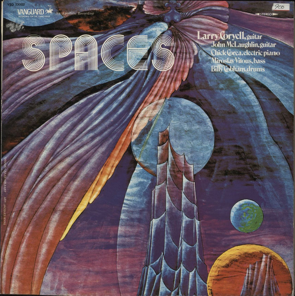 Larry Coryell Spaces French vinyl LP album (LP record) VSD23002