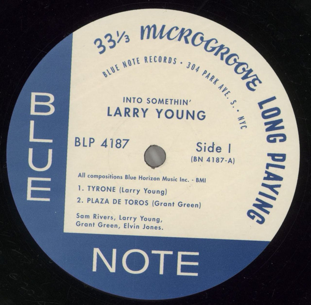 Larry Young Into Something - Shrink US vinyl LP album (LP record) OG8LPIN869888