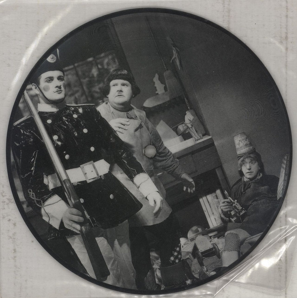 Laurel & Hardy (Comedy) Never Mind Bo Peep UK 7" vinyl picture disc (7 inch picture disc single) MESS004P