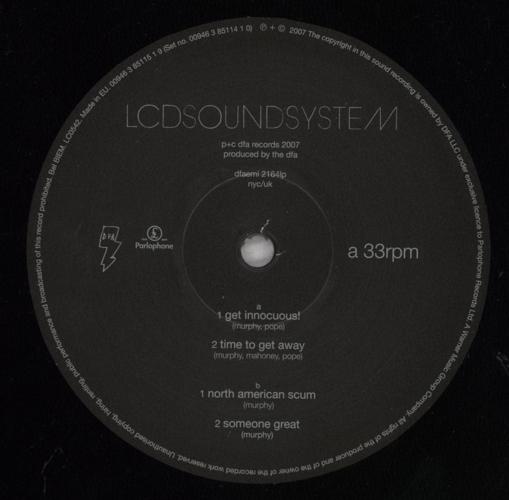 LCD Soundsystem Sound Of Silver UK 2-LP vinyl record set (Double LP Album) CDS2LSO836578