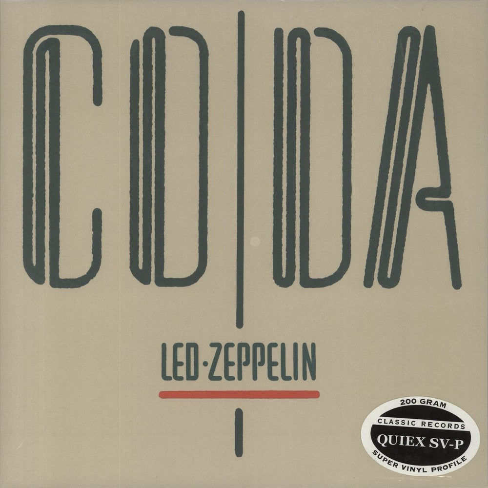 Led Zeppelin Coda - 200 Gram Vinyl - Sealed US vinyl LP album (LP record) 790051-1