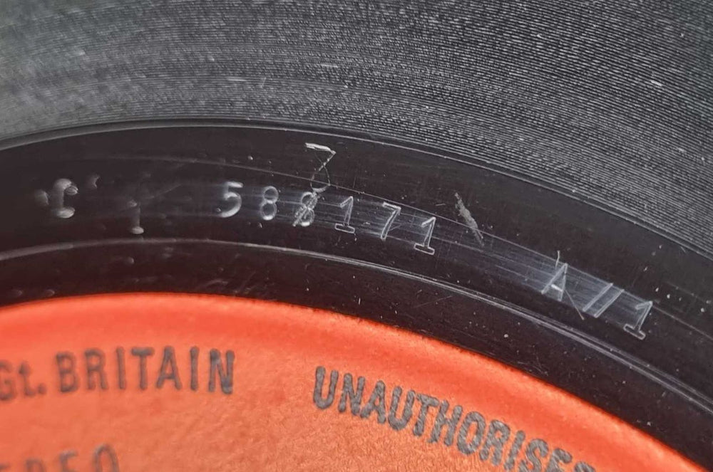 Led Zeppelin Led Zeppelin - 1st [B] + Etched 8 - EX UK vinyl LP album (LP record)