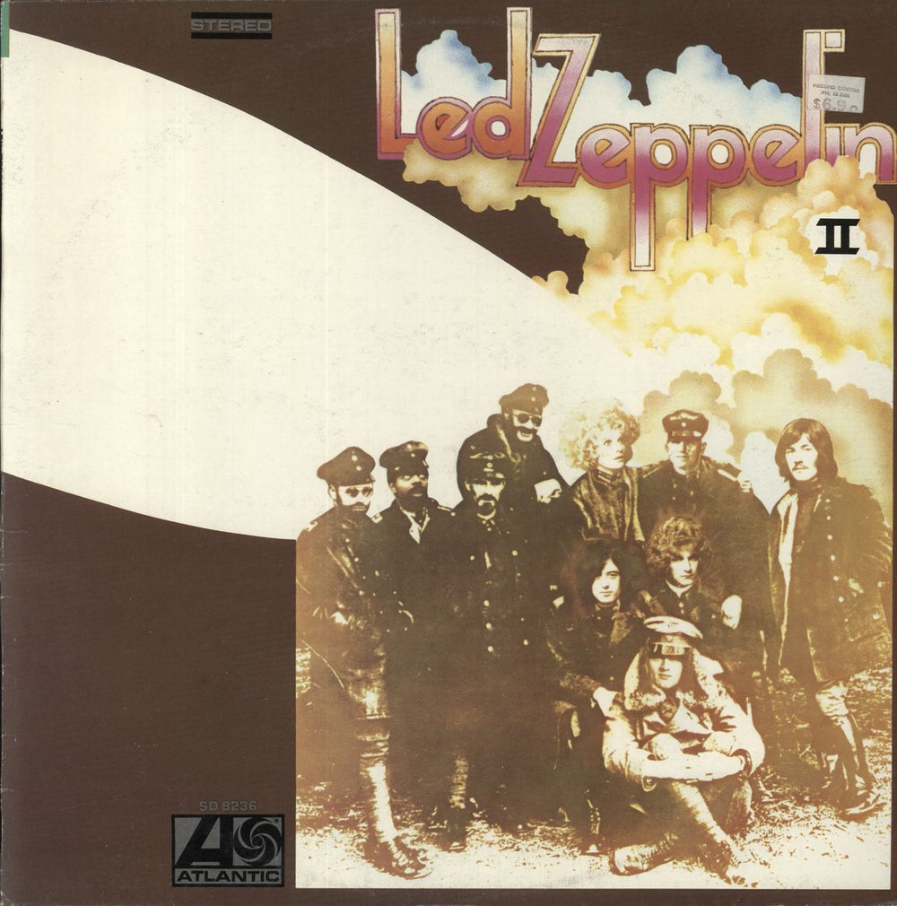 Led Zeppelin Led Zeppelin II Australian vinyl LP album (LP record) SD8236