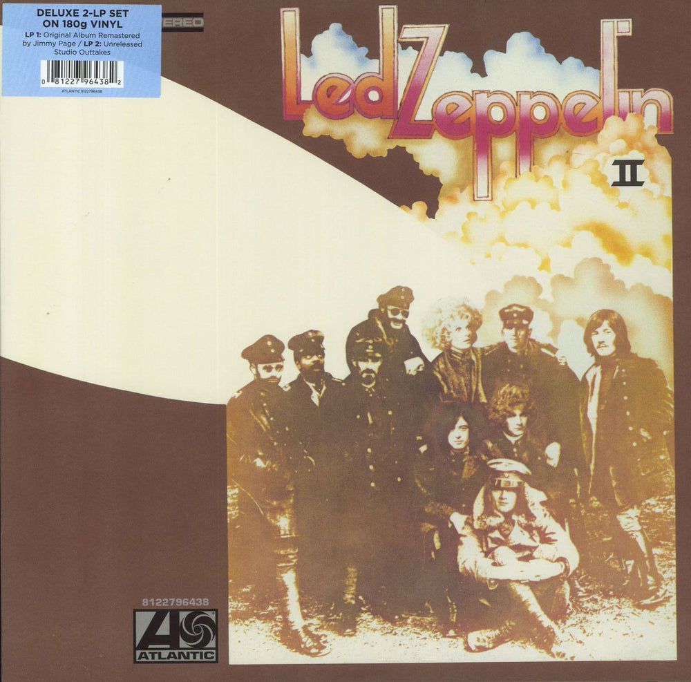 Led Zeppelin Led Zeppelin II: Deluxe - 180gram Vinyl UK 2-LP vinyl record set (Double LP Album) 8122796438