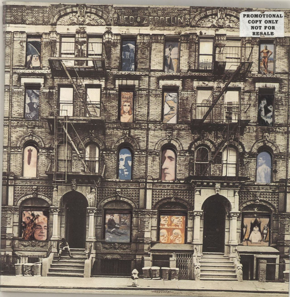 Led Zeppelin Physical Graffiti - Promo stickered UK 2 CD album set (Double CD) 7567924425