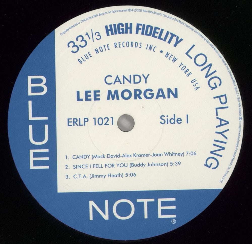 Lee Morgan Candy - 180 Gram Vinyl UK vinyl LP album (LP record) L\MLPCA521782