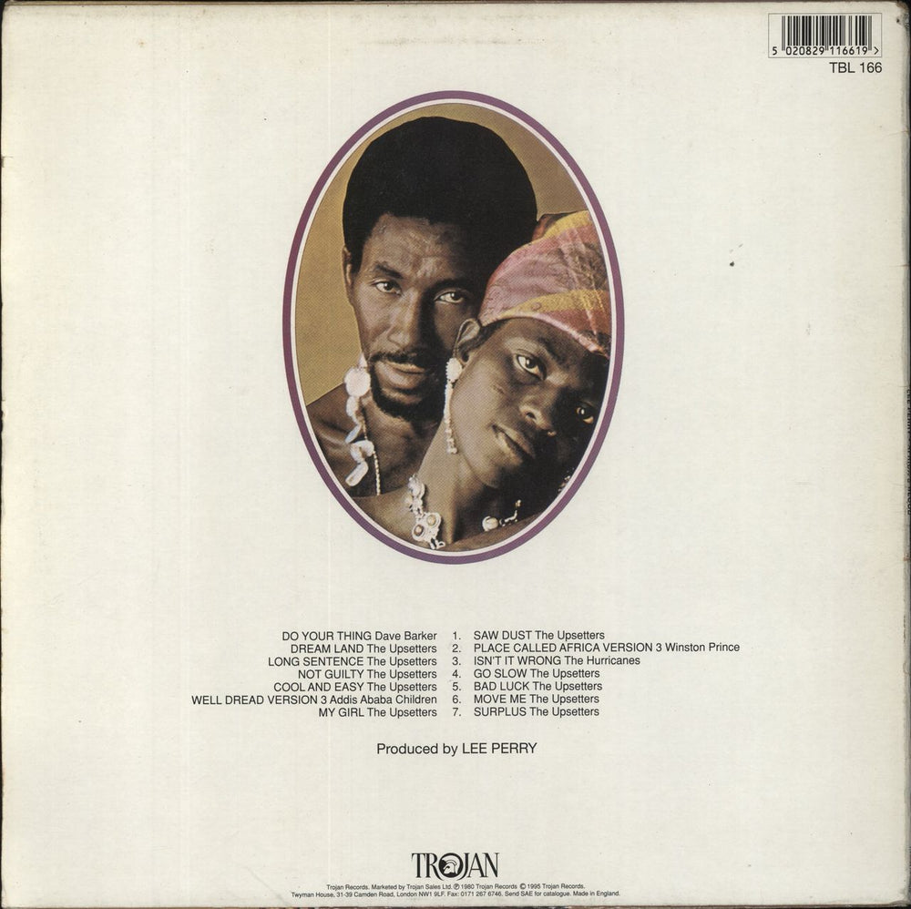 Lee Perry Africa's Blood UK vinyl LP album (LP record) 5020829116619