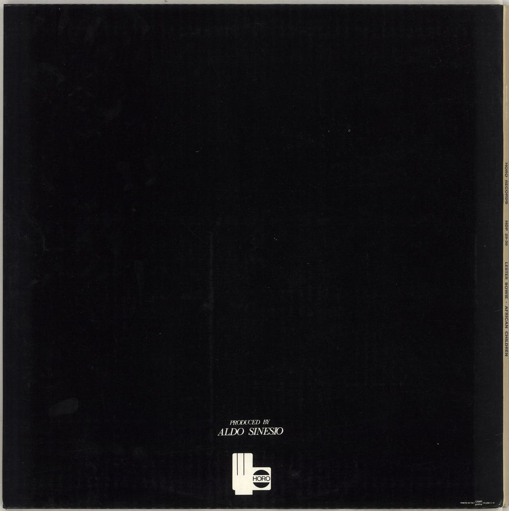Lester Bowie African Children Italian 2-LP vinyl record set (Double LP Album)