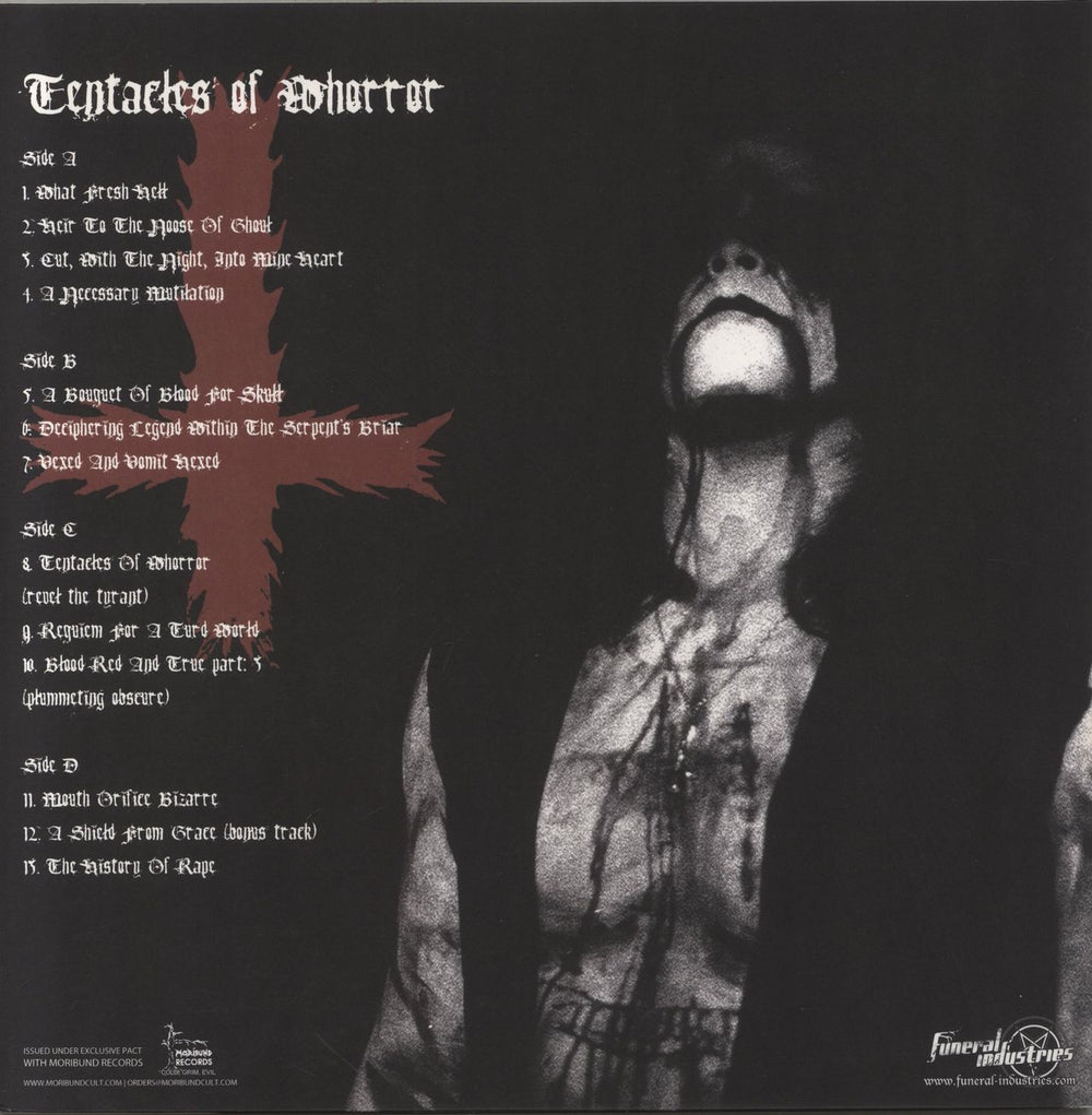 Leviathan (Black Metal) Tentacles of Whorror German 2-LP vinyl record set (Double LP Album)