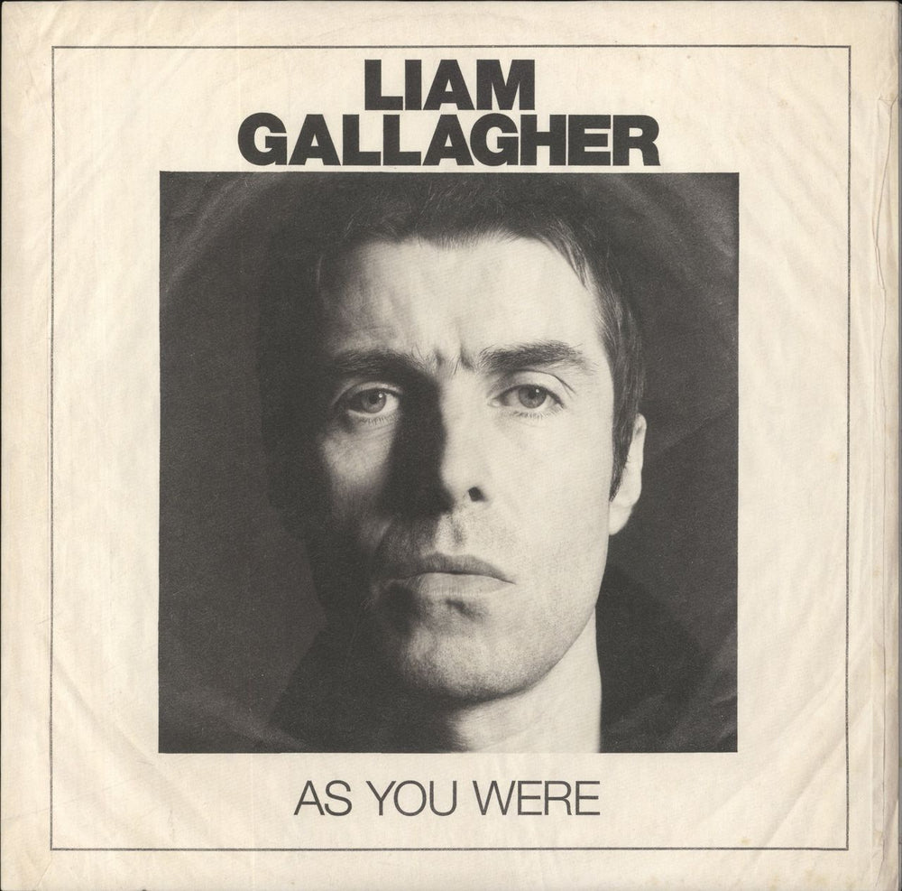 Liam Gallagher As You Were - 180gm - EX UK vinyl LP album (LP record) 0190295774929