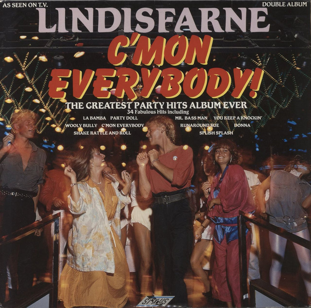 Lindisfarne C'mon Everybody! UK 2-LP vinyl record set (Double LP Album) SMR738