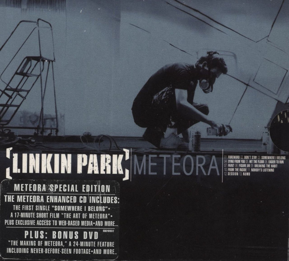 Linkin Park Meteora UK 2-disc CD/DVD set 9362484612