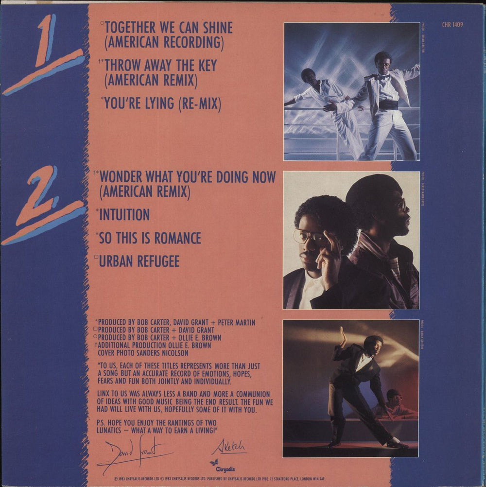 Linx The Last Linx UK vinyl LP album (LP record)