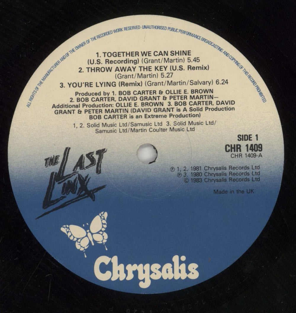 Linx The Last Linx UK vinyl LP album (LP record) LA9LPTH670506