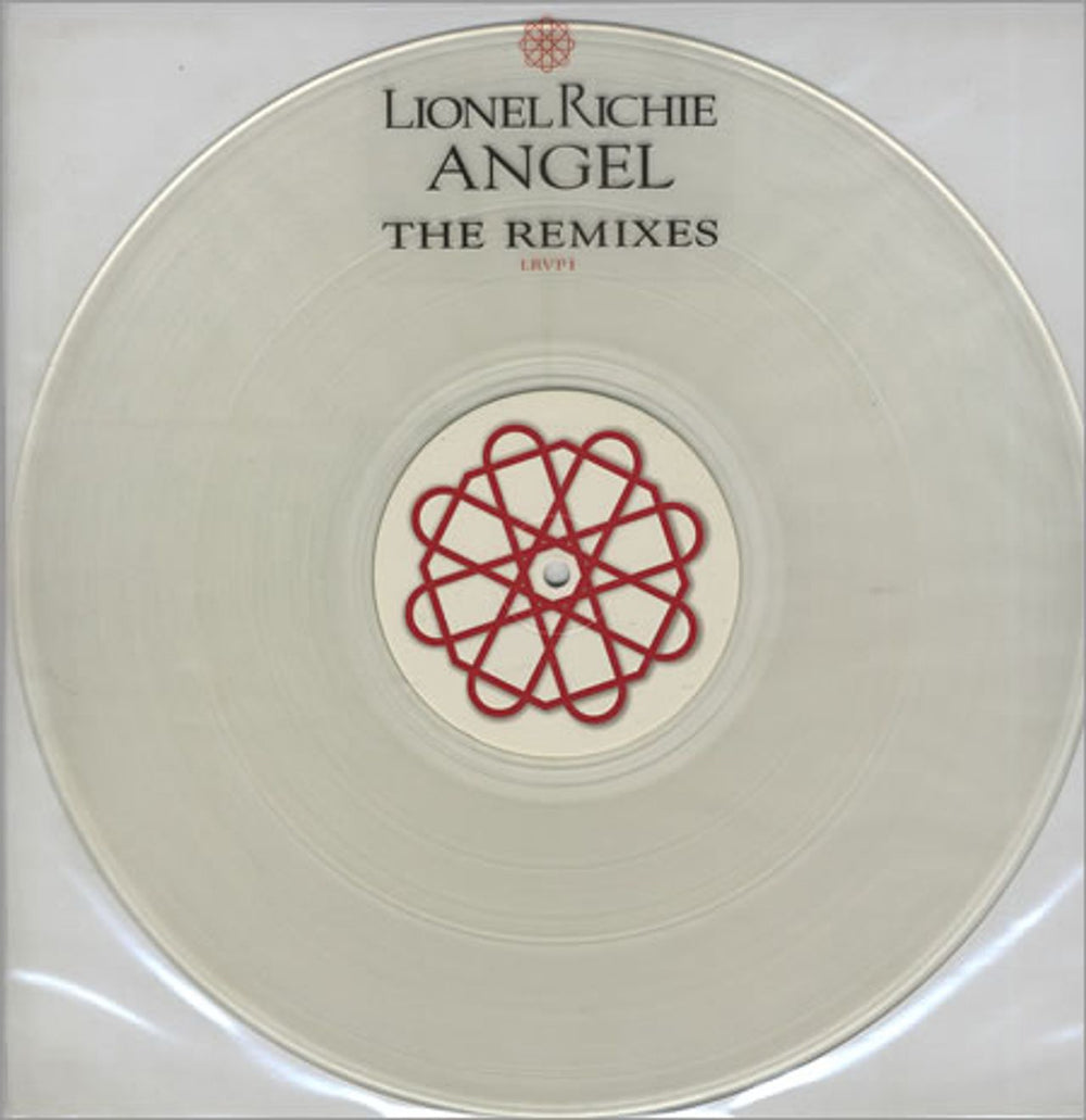 Lionel Richie Angel - The Remixes UK Promo 12" vinyl single (12 inch record / Maxi-single) LRVP1