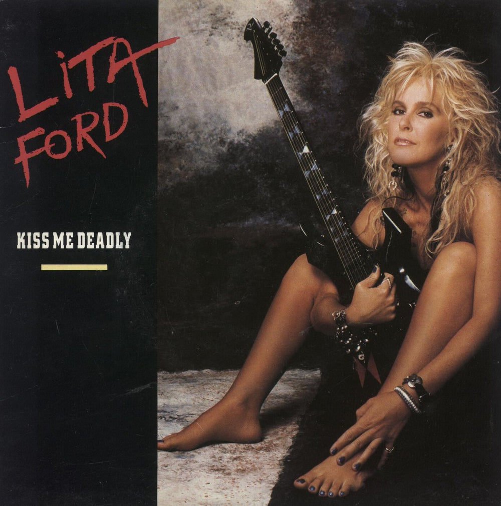 Lita Ford Kiss Me Deadly UK 7" vinyl single (7 inch record / 45) PB49575