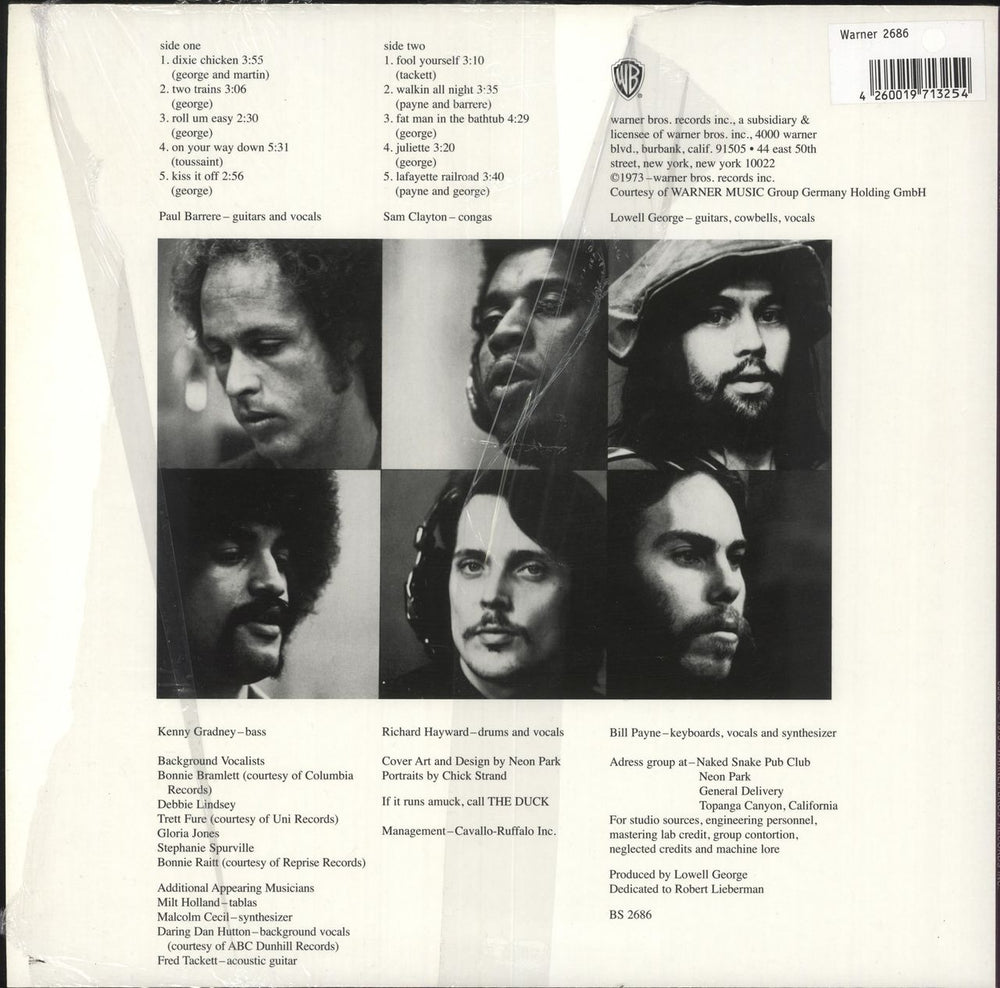 Little Feat Dixie Chicken - 180 Gram US vinyl LP album (LP record) 4260019713254