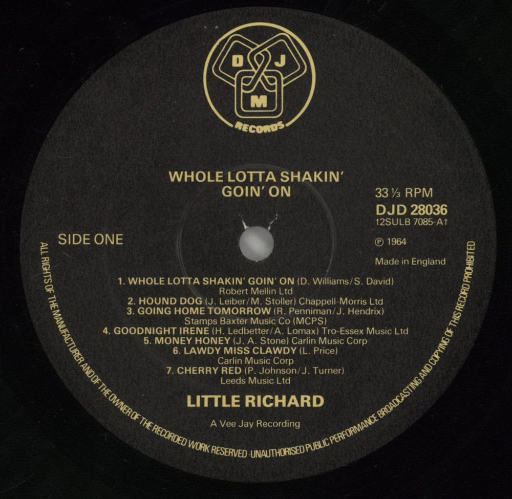 Little Richard Whole Lotta Shakin' Goin' On UK 2-LP vinyl record set (Double LP Album) LTR2LWH496715