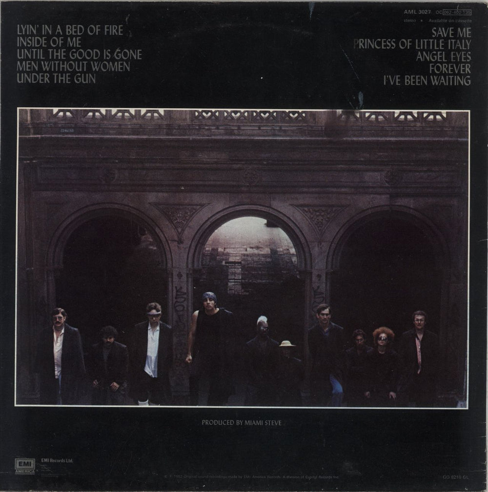 Little Steven Men Without Women - Insert UK vinyl LP album (LP record)