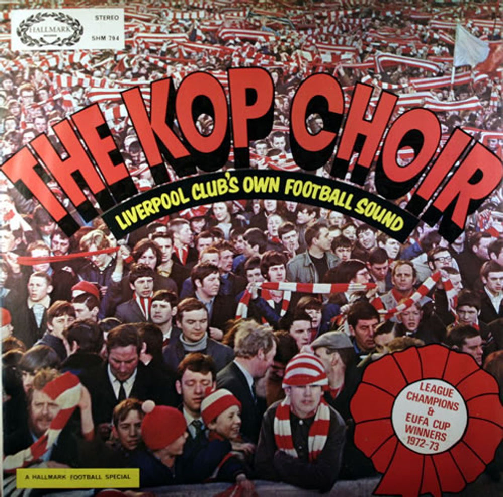 Liverpool FC The Kop Choir UK vinyl LP album (LP record) SHM794