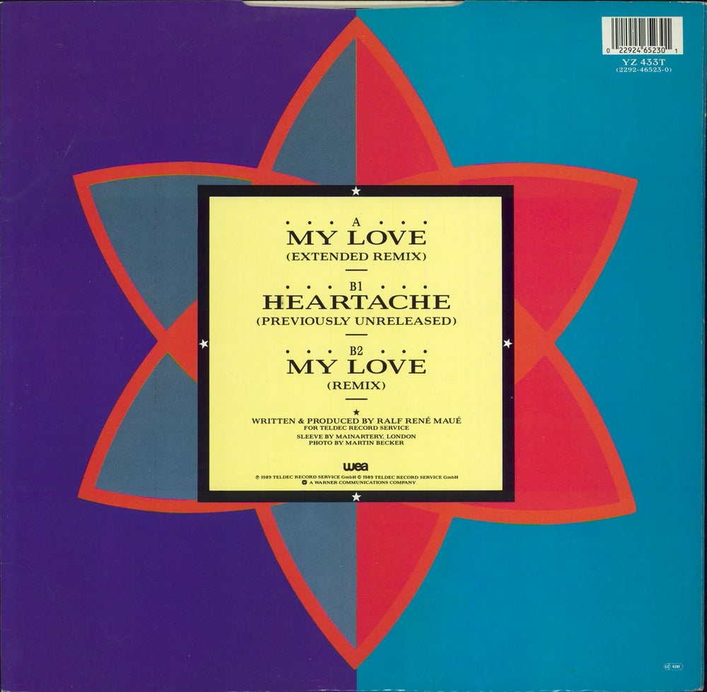 London Boys My Love UK 12" vinyl single (12 inch record / Maxi-single) 022924652301