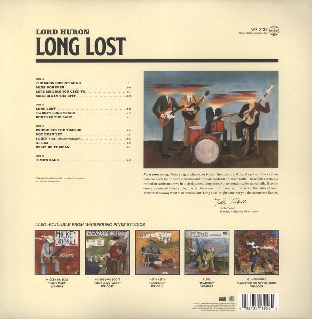 Lord Huron  Long Lost - Sunset Pink Vinyl US 2-LP vinyl record set (Double LP Album) 602435719580