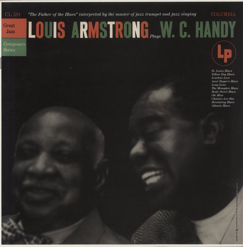Louis Armstrong Plays W.C. Handy - 180gm Vinyl UK 2-LP vinyl record set (Double LP Album) PPANCL591