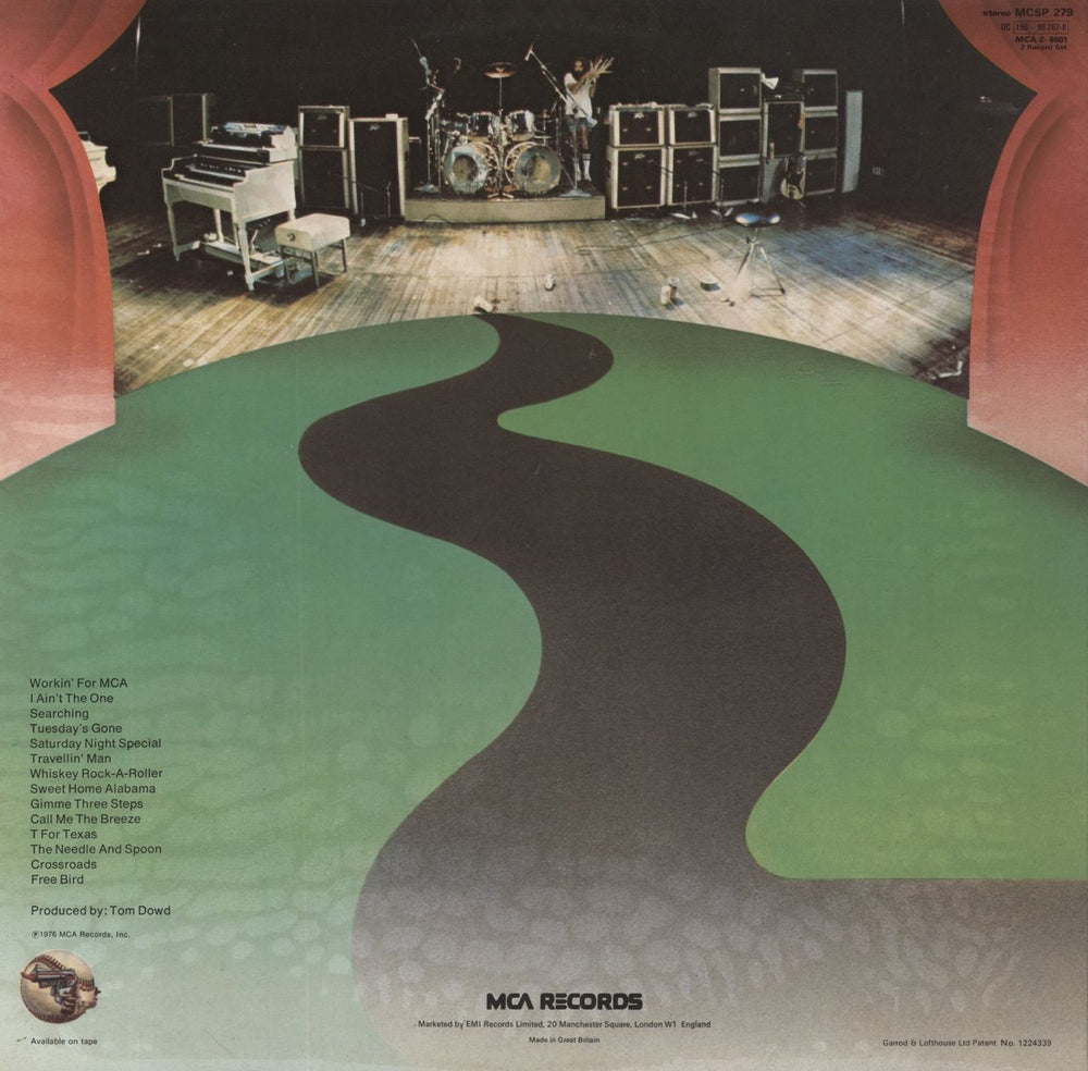 Lynyrd Skynyrd One More From The Road UK 2-LP vinyl record set (Double LP Album)