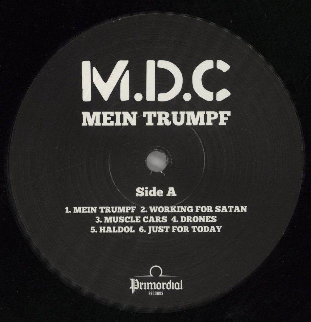 M.D.C. Mein Trumpf US vinyl LP album (LP record) QBFLPME858681