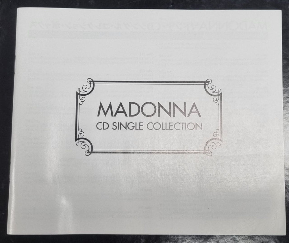 Madonna CD Single Collection Japanese box set