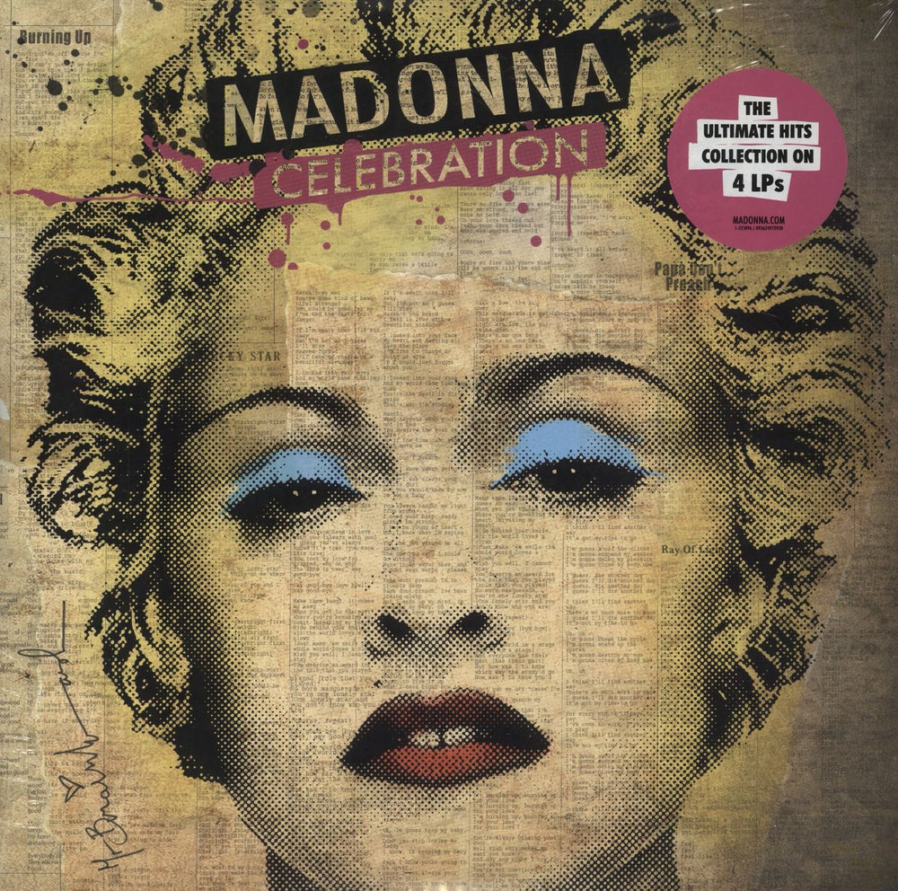 Madonna Celebration - Sealed UK 4-LP vinyl album record set 521096-1