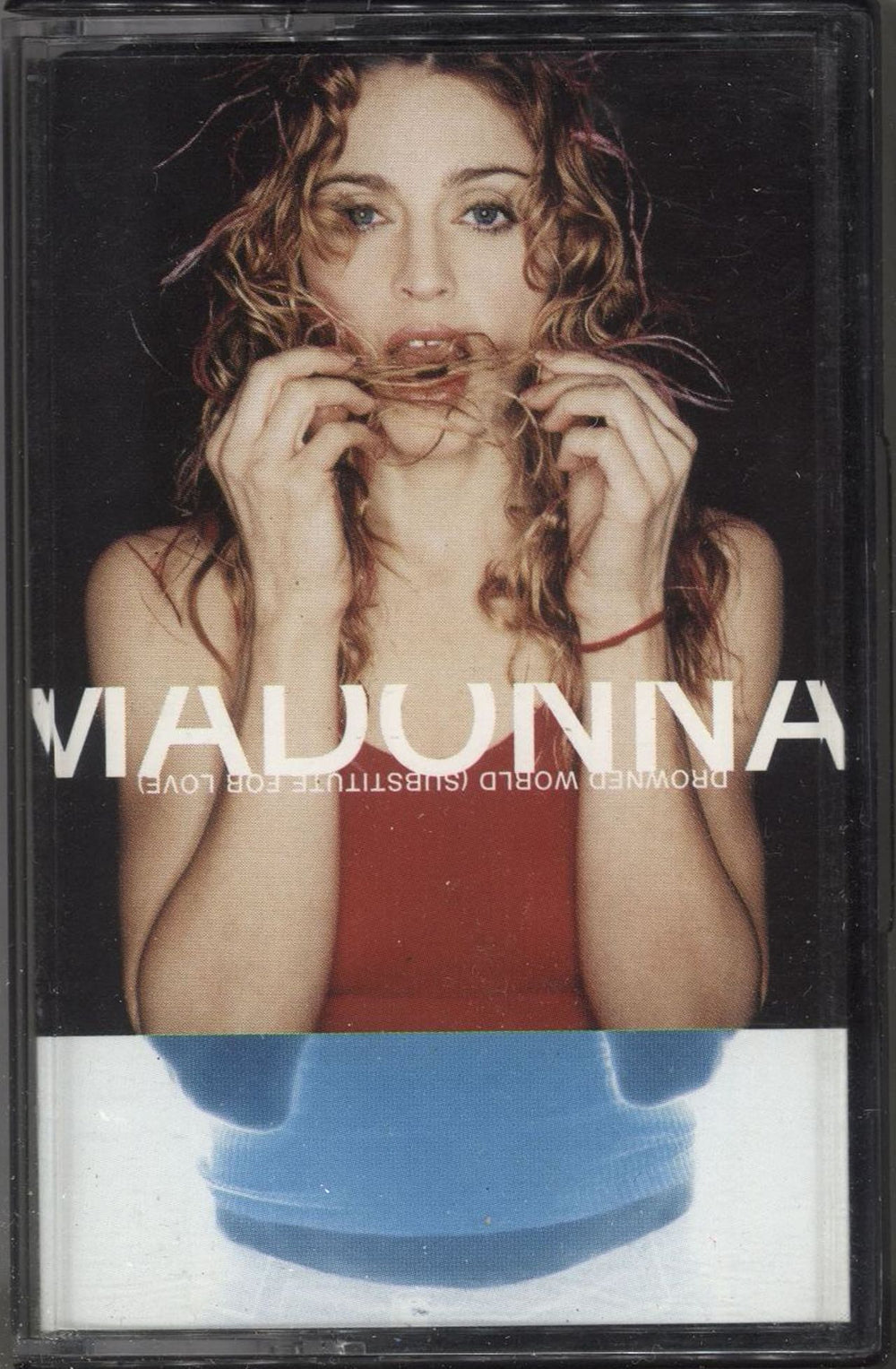 Madonna Drowned World/Substitute For Love UK cassette single W0453C
