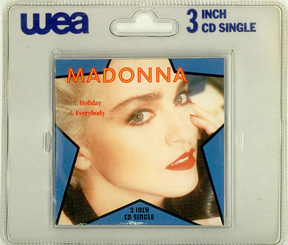 Madonna Holiday - Blisterpack German 3" CD single (CD3) 921140-2