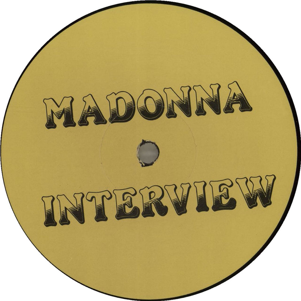 Madonna In The Beginning + Interview UK 12" vinyl single (12 inch record / Maxi-single) MAD12IN41336