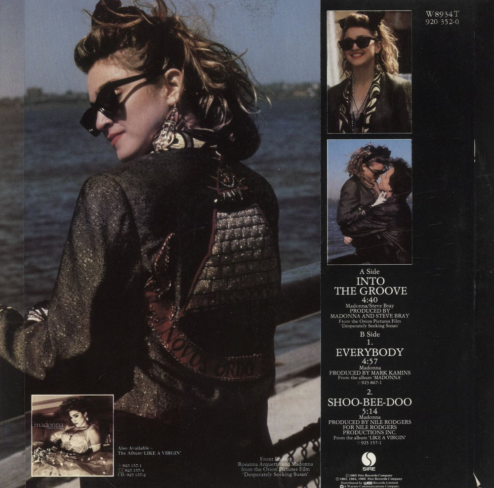 Madonna Into The Groove + Hype-Sticker & Poster UK 12" vinyl single (12 inch record / Maxi-single)