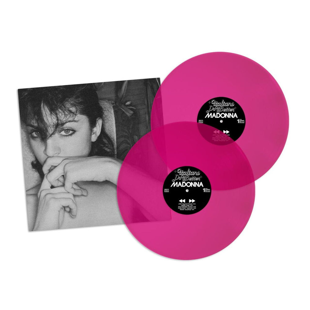 Madonna Italians Do It Better | A Tribute To Madonna - Neon Pink Vinyl - Sealed UK 2-LP vinyl record set (Double LP Album) IDIB177