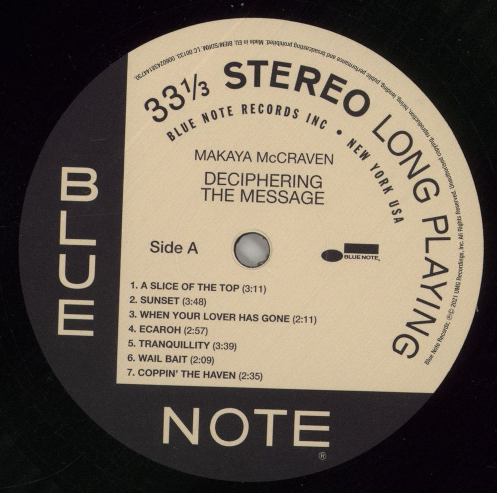 Makaya McCraven Deciphering The Message UK vinyl LP album (LP record) 7B1LPDE859418